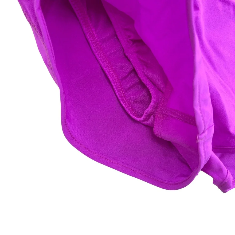 Justice Girls 2PK Running Shorts Purple Size S 7/8‎ Athletic Gym 602773 NWT